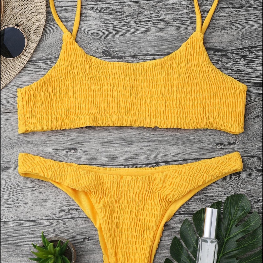 NEW Yellow Zaful Bikini